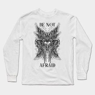 Seraphic Guardians: A Faithful Design Inspired by Biblical Angels Long Sleeve T-Shirt